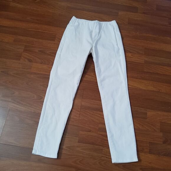 NWOT Soft Surroundings The Ultimate Pull On Ankle High Waist Leggings XS White - Picture 10 of 12